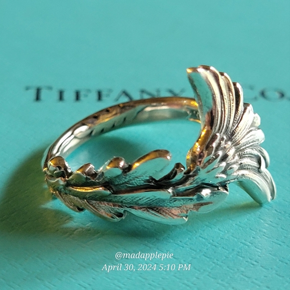 1885 Tiffany & Co. Daisy Spoon Ring in Sterling Silver Luxury Vintage #21 - Picture 5 of 16